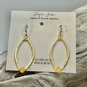 Agate Custom Design Earrings/ Nickel Free Metals